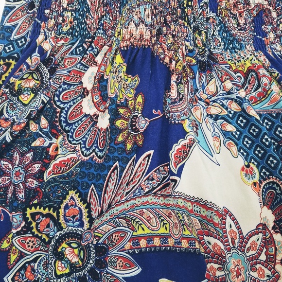 Maxi dress size Medium Paisley Print - Picture 2 of 8